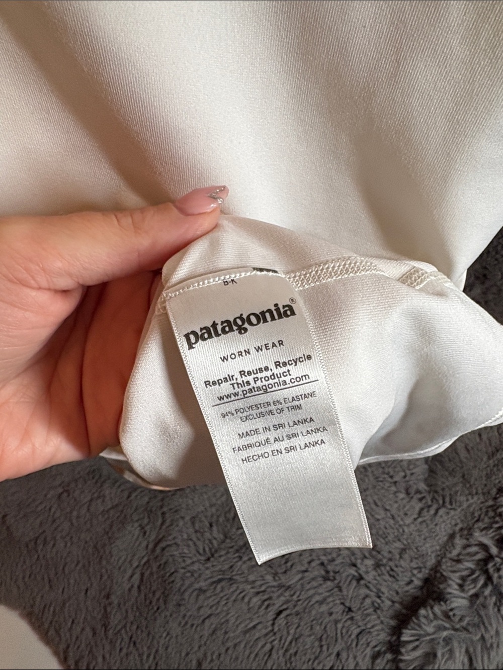 Patagonia Men's Cream Short-Sleeve Fishing Shirt Size L - Picture 4 of 4